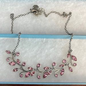 Touchstone Pink Vine Necklace